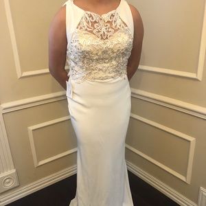 White prom dress/gown